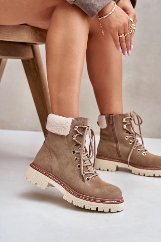 aquecimento sapato Botas femininas Casal o castelo cor cáqui Ferelia aquecimento sapato Botas femininas Casal o castelo cor cáqui Ferelia