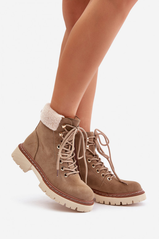 aquecimento sapato Botas femininas Casal o castelo cor cáqui Ferelia aquecimento sapato Botas femininas Casal o castelo cor cáqui Ferelia