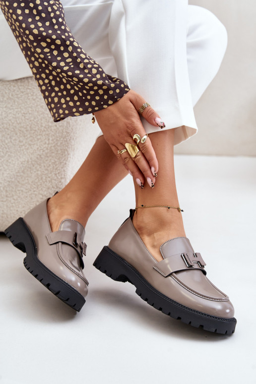 Mocassins de senhora Vinceza cinzento Mocassins de senhora Vinceza cinzento