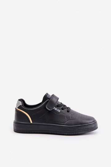 Sapatos casuais para criança com fecho de velcro Big Star OO374004 preto 2