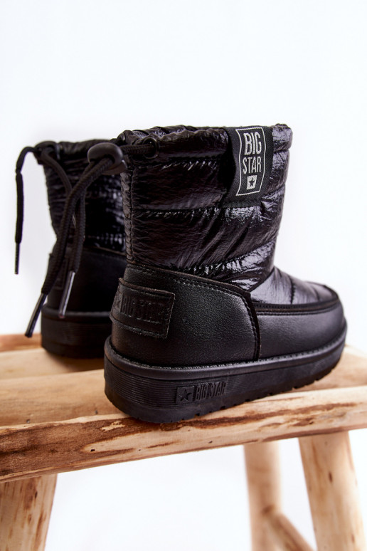Botas de neve infantis Big Star KK374220 cor preta