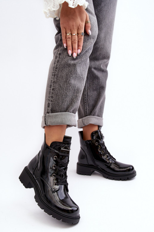 Mocassins com fecho de correr efeito... Mocassins com fecho de correr efeito...