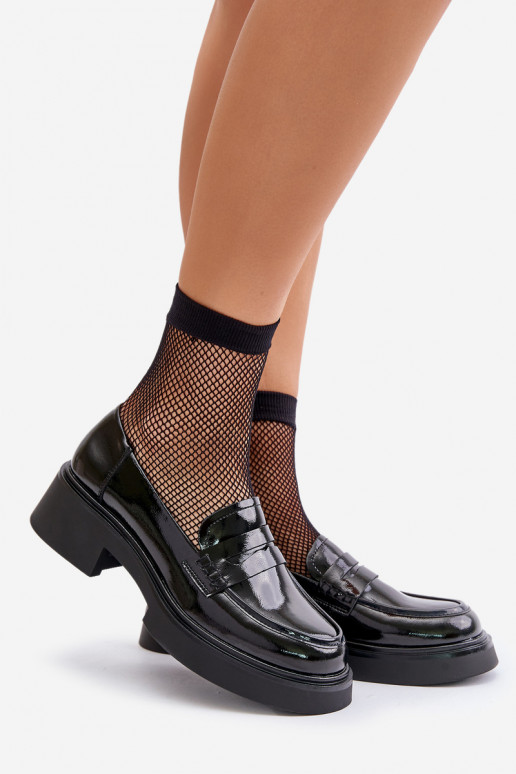Mocassins pretos envernizados D&A Mocassins pretos envernizados D&A