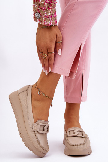 Mocassins de plataforma com...