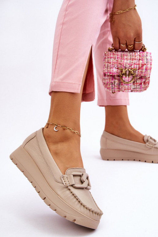 Mocassins de plataforma com...