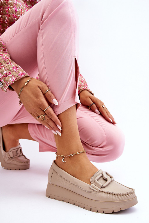 Mocassins de plataforma com...