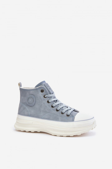 aquecimento Sapatos de lazer com uma plataforma Big Star OO274072 cor azul