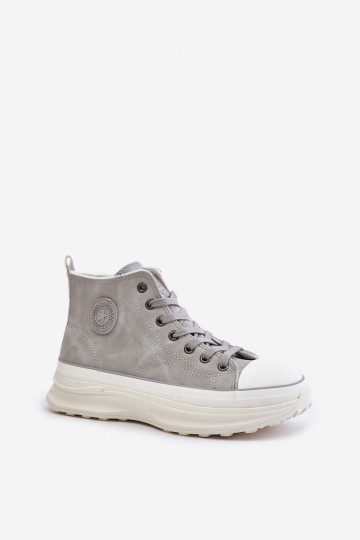 aquecimento Sapatos de lazer com uma plataforma Big Star OO274073 cor cinza