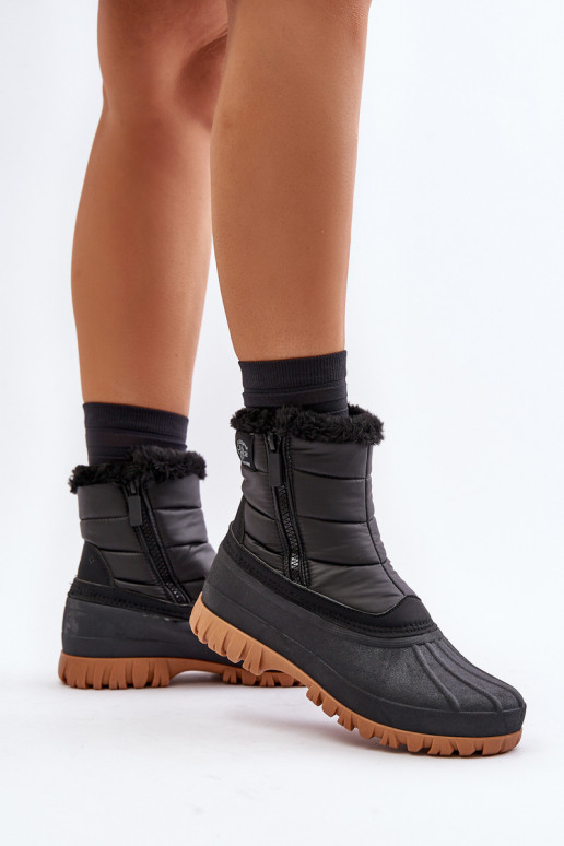 Botas de neve Feminino aquecimento com pelo por dentro Casal o castelo Lee Cooper LCJ-24-44-2866 cor preta