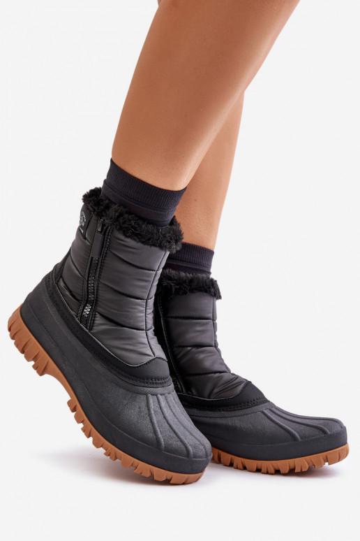 Botas de neve Feminino aquecimento com pelo por dentro Casal o castelo Lee Cooper LCJ-24-44-2866 cor preta