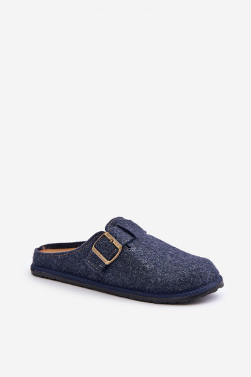 Chinelos confortáveis para homens com fivelas Inblu SI000019 azul escuro