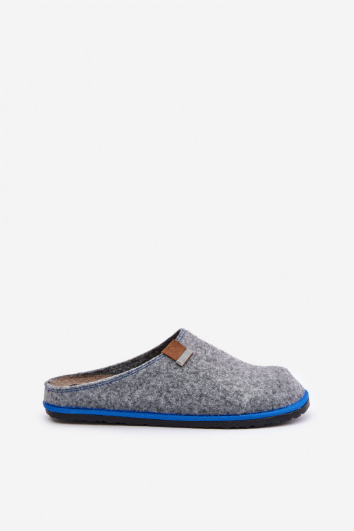 Chinelos para homens sapato caseiro Inblu SI000023 cor cinza Chinelos para homens sapato caseiro Inblu SI000023 cor cinza