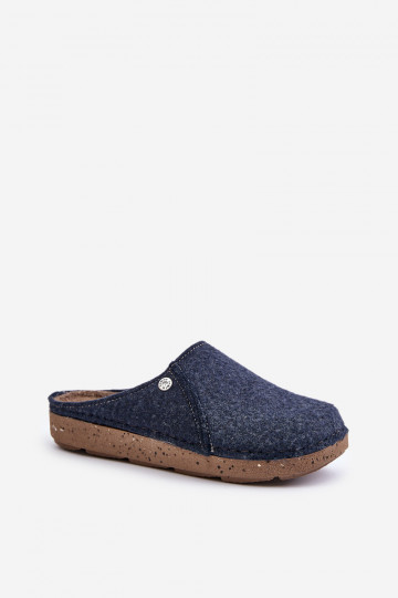 para homens sapato caseiro Chinelos Chinelos Inblu MT000011 azul escuro