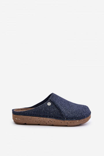 para homens sapato caseiro Chinelos Chinelos Inblu MT000011 azul escuro 2