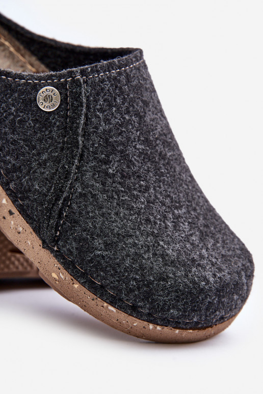 para homens sapato caseiro Chinelos Chinelos Inblu MT000011 cor cinza