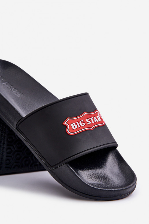 Chinelos para homens Z Logo Big Star OO174028 cor preta