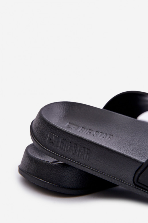 Chinelos para homens Z Logo Big Star OO174028 cor preta