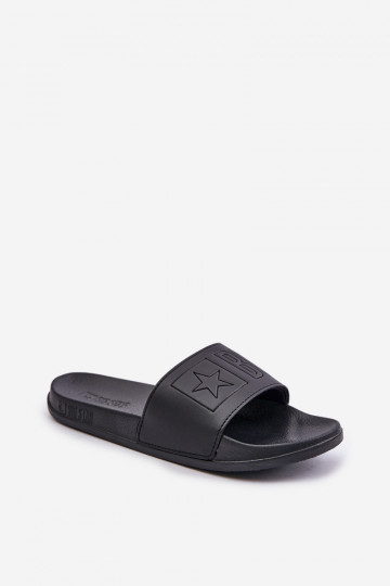 Chinelos masculinos leves Z Logo Big Star OO174030 cor preta