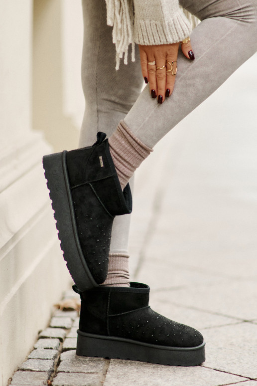 Botas de neve Com decoração com uma plataforma Big Star OO274A105 cor preta