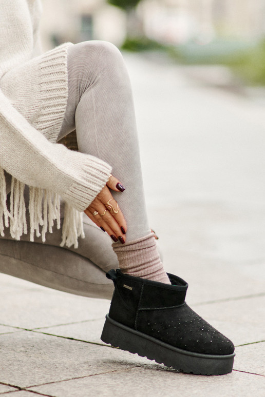 Botas de neve Com decoração com uma plataforma Big Star OO274A105 cor preta