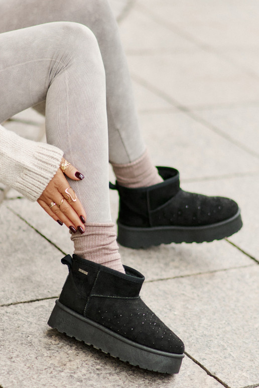 Botas de neve Com decoração com uma plataforma Big Star OO274A105 cor preta