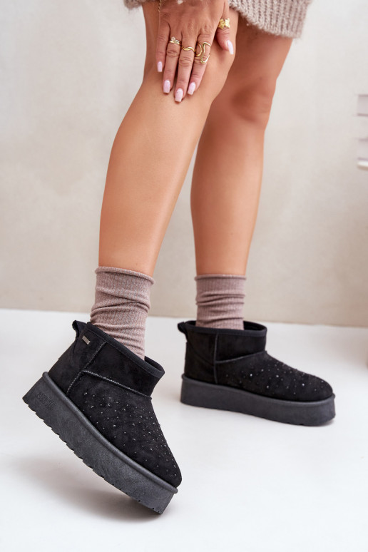 Botas de neve Com decoração com uma plataforma Big Star OO274A105 cor preta