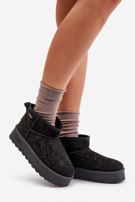 Botas de neve Com decoração com uma plataforma Big Star OO274A105 cor preta