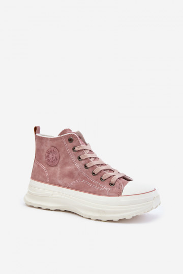 aquecimento Sapatos de lazer com uma plataforma Big Star OO274071 cor rosa 2