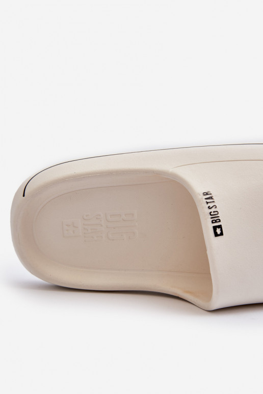  Chinelos femininos Big Star NN274A043 cor branca