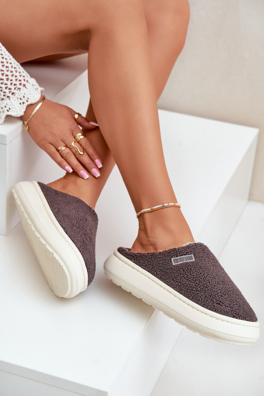 aquecimento Chinelos Em uma sola grossa Big Star MM274134 cor cinza aquecimento Chinelos Em uma sola grossa Big Star MM274134 cor cinza