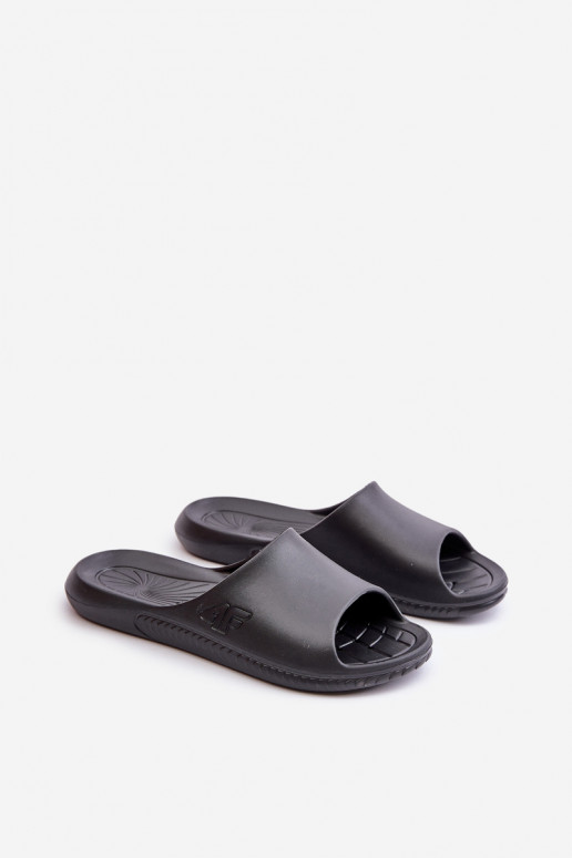 Chinelos femininos 4F 4FMM00FFLIF093A-20S cor preta
