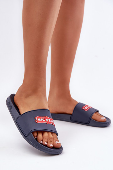 Chinelos de senhora Big Star OO274039 azul escuro
