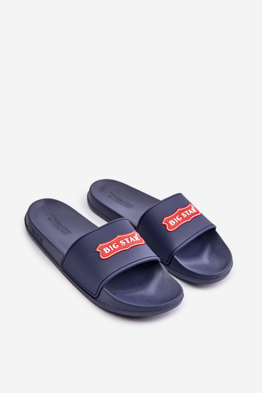 Chinelos de senhora Big Star OO274039 azul escuro