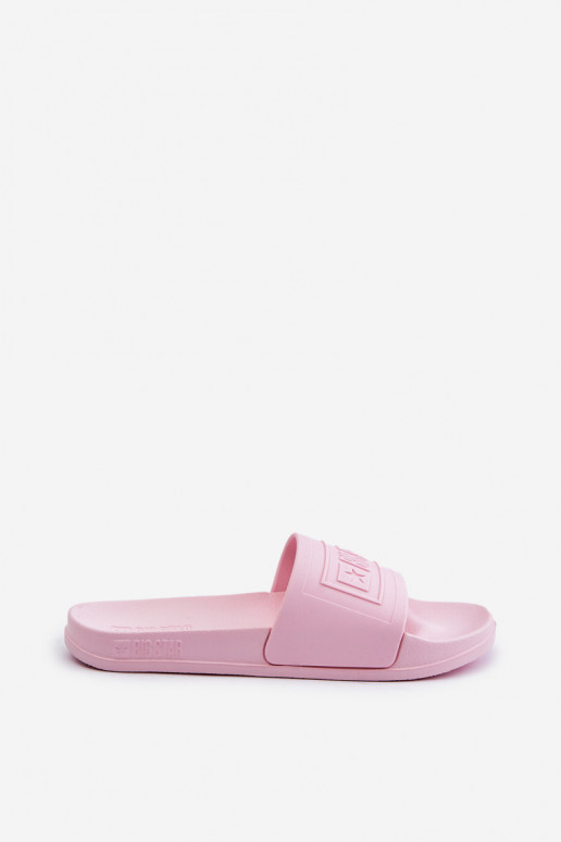 Chinelos de senhora Big Star OO274036 cor-de-rosa