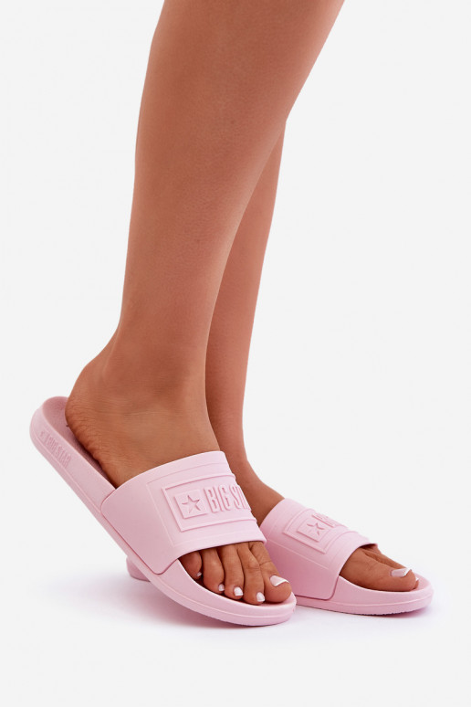 Chinelos de senhora Big Star OO274036 cor-de-rosa