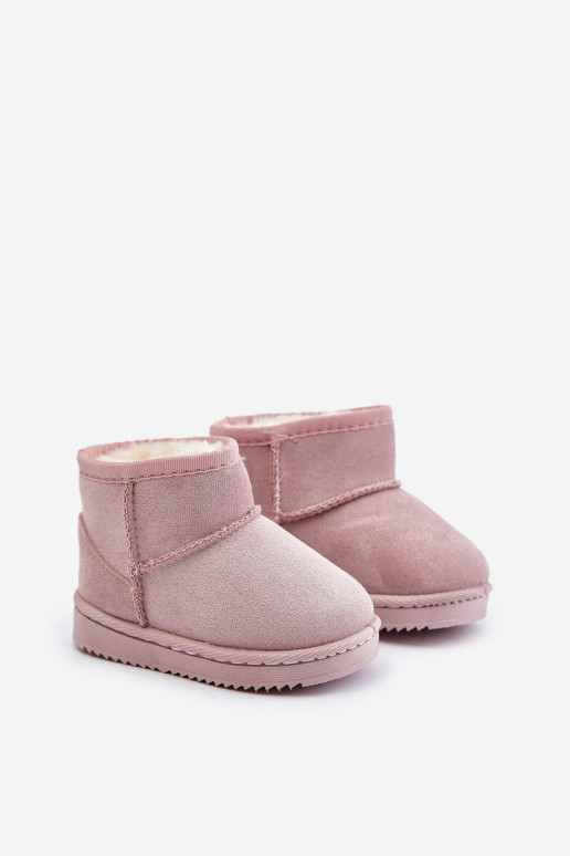 Botas de inverno quentes para crianças Gooby cor-de-rosa