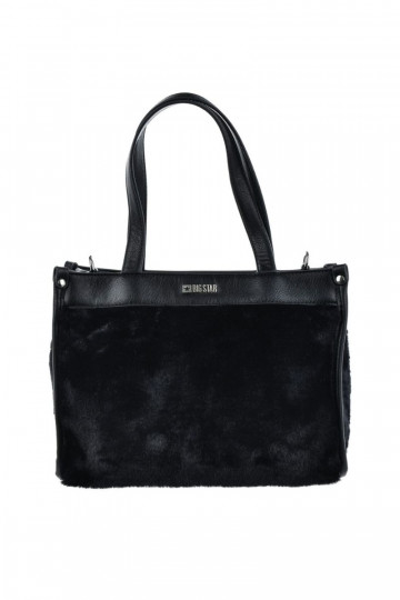 Portátil Porta-malas com um casaco de pele Big Star OO574067 preto