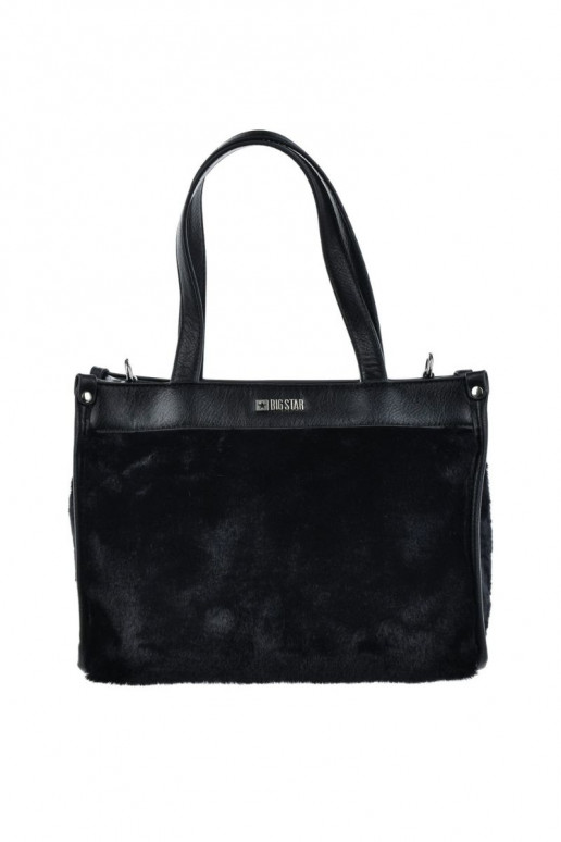 Bolsa de Viagem com pelúcia Big Star OO574067 preta