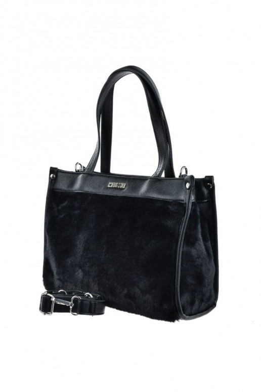 Bolsa de Viagem com pelúcia Big Star OO574067 preta