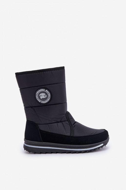 Botas de neve para mulher Progress PROGJ-21-09 em preto Botas de neve para mulher Progress PROGJ-21-09 em preto