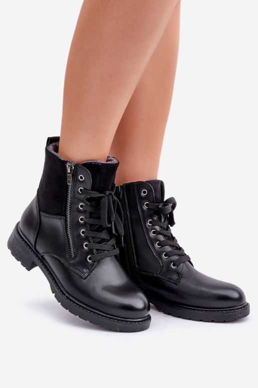 aquecimento Botas com salto largo Eko Pele cor preta Habilitadooise aquecimento Botas com salto largo Eko Pele cor preta Habilitadooise