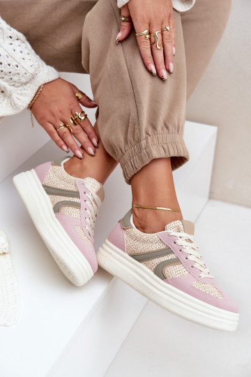 Botas estilo sneakers femininas com plataforma em várias cores Lesida