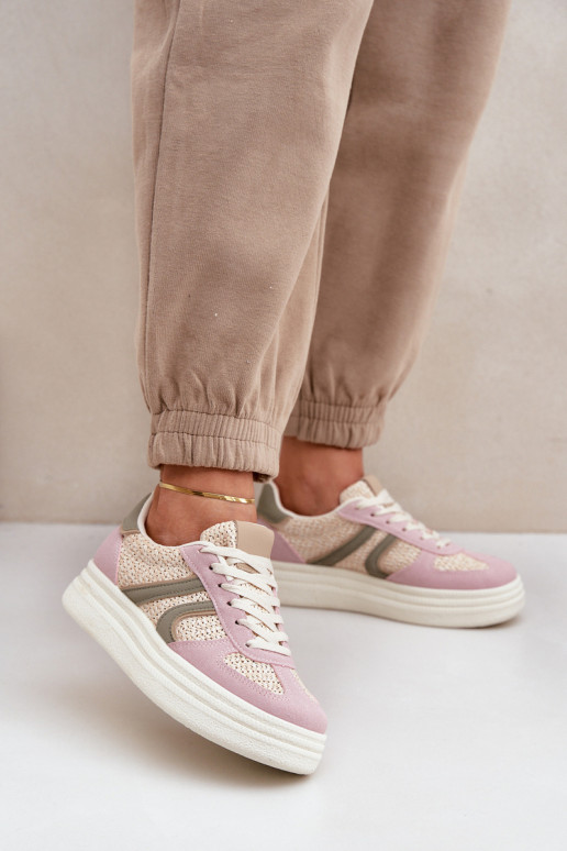 Botas estilo sneakers femininas com plataforma em várias cores Lesida