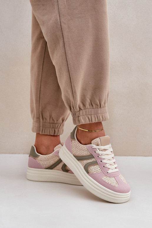 Botas estilo sneakers femininas com plataforma em várias cores Lesida