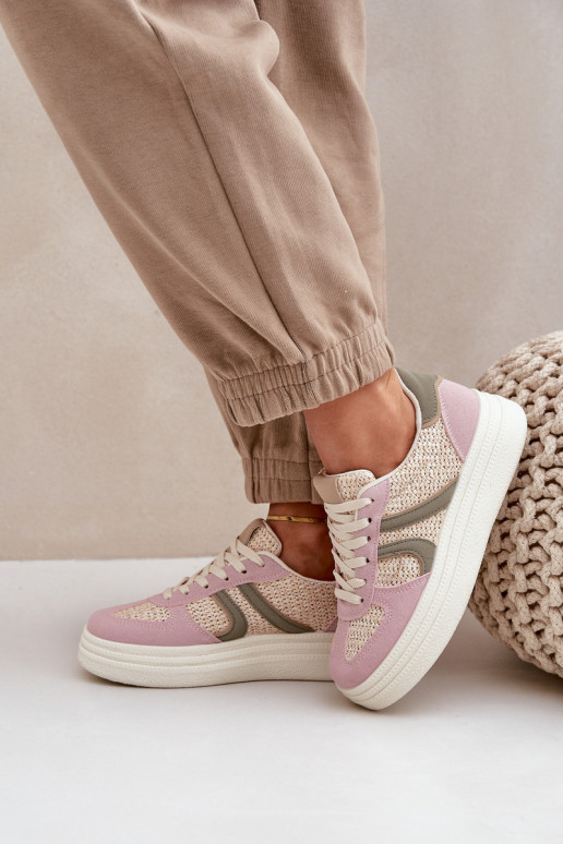 Botas estilo sneakers femininas com plataforma em várias cores Lesida