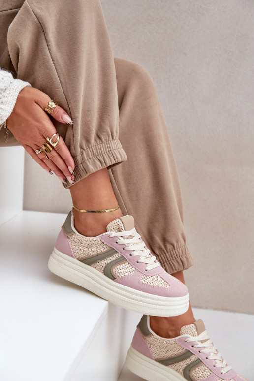 Botas estilo sneakers femininas com plataforma em várias cores Lesida