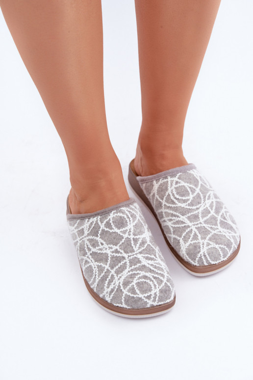 Chinelo Feminino Inblu CT000028 cinza com brilho