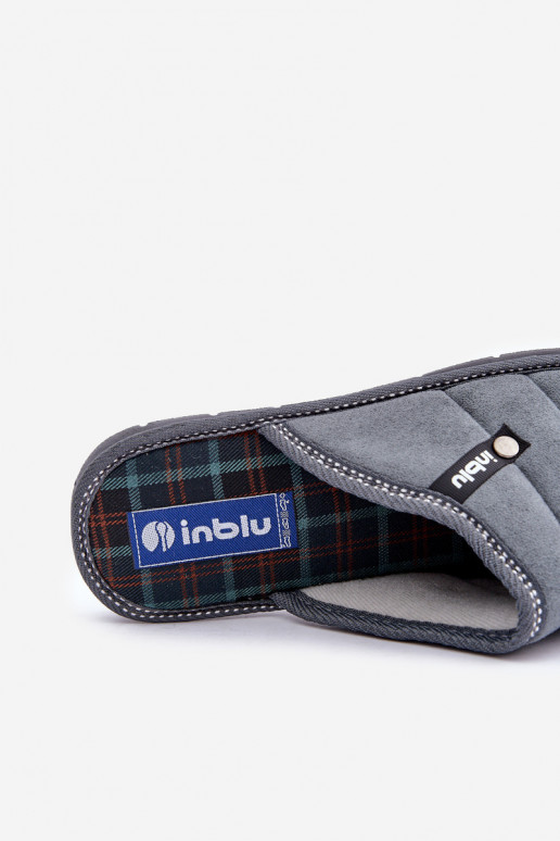 Conveniente sapato caseiro para homens Chinelos Inblu 91000027 cor cinza Conveniente sapato caseiro para homens Chinelos Inblu 91000027 cor cinza