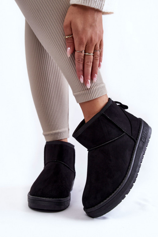 Botas de neve aquecidos Big Star na cor preta