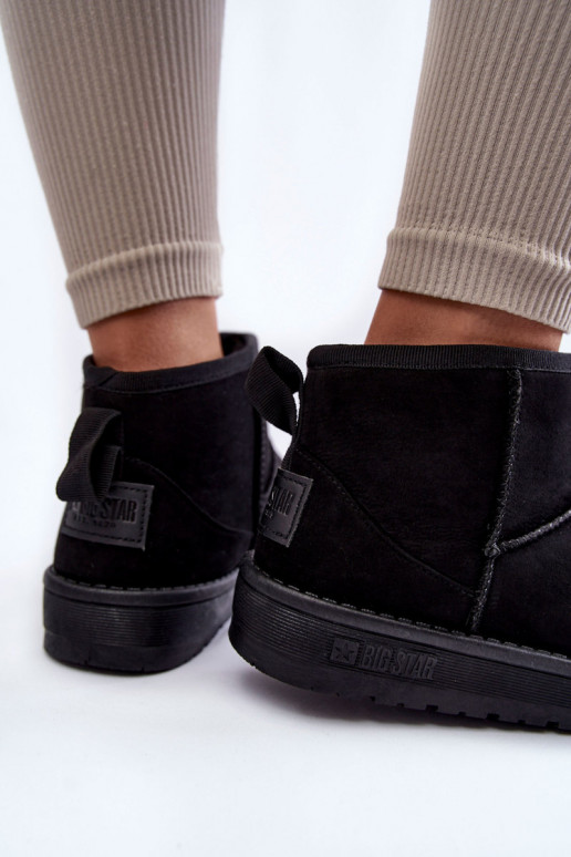 Botas de neve aquecidos Big Star na cor preta